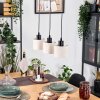 Bassagoda Lampadario a sospensione, Lampada a sospensione Écru, Nero, 3-Luci