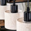 Bassagoda Lampadario a sospensione, Lampada a sospensione Écru, Nero, 3-Luci