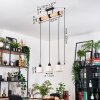 Bassagoda Lampadario a sospensione, Lampada a sospensione Écru, Nero, 3-Luci