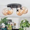 Chehalis Plafoniera, Lampada a sfera 30 cm Ambrato, 4-Luci
