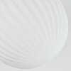 Chehalis Plafoniera, Lampada a sfera 25 cm Bianco, 3-Luci