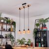 Granja Lampadario a sospensione, Lampada a sospensione Écru, Nero, 3-Luci