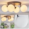 Chehalis Plafoniera, Lampada a sfera 30 cm Bianco, 4-Luci
