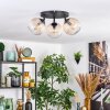 Koyoto Plafoniera, Lampada a sfera Ambrato, Chiaro, 3-Luci