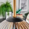 Koyoto Plafoniera, Lampada a sfera Ottone, Nero, 5-Luci
