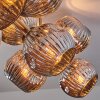 Ripoll Plafoniera, Lampada a sfera Oro, Nero, 10-Luci