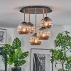 Ripoll Plafoniera, Lampada a sfera Ottone, Nero, 5-Luci