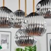 Ripoll Plafoniera, Lampada a sfera Ottone, Nero, 5-Luci