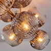 Ripoll Plafoniera, Lampada a sfera Oro, Nero, 10-Luci