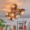 Koyoto Plafoniera, Lampada a sfera Oro, Nero, 10-Luci