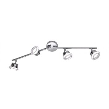 Wofi MORGAN Faretto da soffitto LED Cromo, 4-Luci