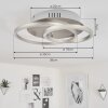 Mohlin Plafoniera LED Nichel opaco, 1-Luce