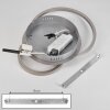 Mohlin Plafoniera LED Nichel opaco, 1-Luce
