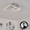 Buren Plafoniera LED Nichel opaco, 1-Luce