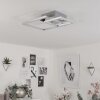 Buren Plafoniera LED Nichel opaco, 1-Luce