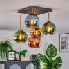 Koyoto Plafoniera, Lampada a sfera Oro, Nero, 5-Luci