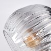Ripoll Plafoniera, Lampada a sfera Ambrato, Chiaro, Grigio fumo, 3-Luci