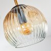 Ripoll Plafoniera, Lampada a sfera Ottone, Nero, 5-Luci