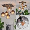 Koyoto Plafoniera, Lampada a sfera Oro, Nero, 5-Luci