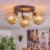 Koyoto Plafoniera, Lampada a sfera Ambrato, 3-Luci