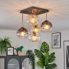 Koyoto Plafoniera, Lampada a sfera Oro, Nero, 5-Luci