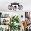 Koyoto Plafoniera, Lampada a sfera Grigio fumo, 3-Luci
