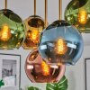 Koyoto Plafoniera, Lampada a sfera 45 cm Ottone, Nero, 5-Luci