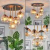 Koyoto Plafoniera, Lampada a sfera Ottone, Nero, 5-Luci
