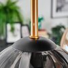 Koyoto Plafoniera, Lampada a sfera 45 cm Ottone, Nero, 5-Luci