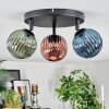 Chehalis Plafoniera, Lampada a sfera 44 cm Blu, Verde, Ramato, 3-Luci Chehalis Plafoniera, Lampada a sfera 44 cm Blu, Verde, Ramato, 3-Luci