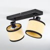 Chellas Plafoniera, Faretto da soffitto Nero, 2-Luci
