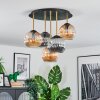 Ripoll Plafoniera, Lampada a sfera Ottone, Nero, 5-Luci