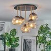 Ripoll Plafoniera, Lampada a sfera Ottone, Nero, 5-Luci