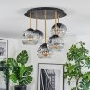 Ripoll Plafoniera, Lampada a sfera Ottone, Nero, 5-Luci