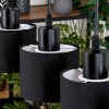 Bassagoda Lampadario a sospensione, Lampada a sospensione Écru, Nero, 3-Luci