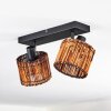 Cando Plafoniera, Faretto da soffitto Nero, 2-Luci
