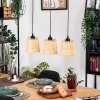 Lindberg Lampadario a sospensione, Lampada a sospensione Écru, Nero, 3-Luci