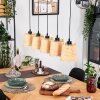 Lindberg Lampadario a sospensione, Lampada a sospensione Écru, Nero, 5-Luci