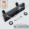 Lindberg Plafoniera, Faretto da soffitto Nero, 2-Luci