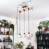 Bassagoda Lampadario a sospensione, Lampada a sospensione Écru, Nero, 3-Luci