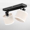 Bassagoda Plafoniera, Faretto da soffitto Nero, 2-Luci