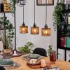 Cando Lampadario a sospensione, Lampada a sospensione Écru, Nero, 3-Luci
