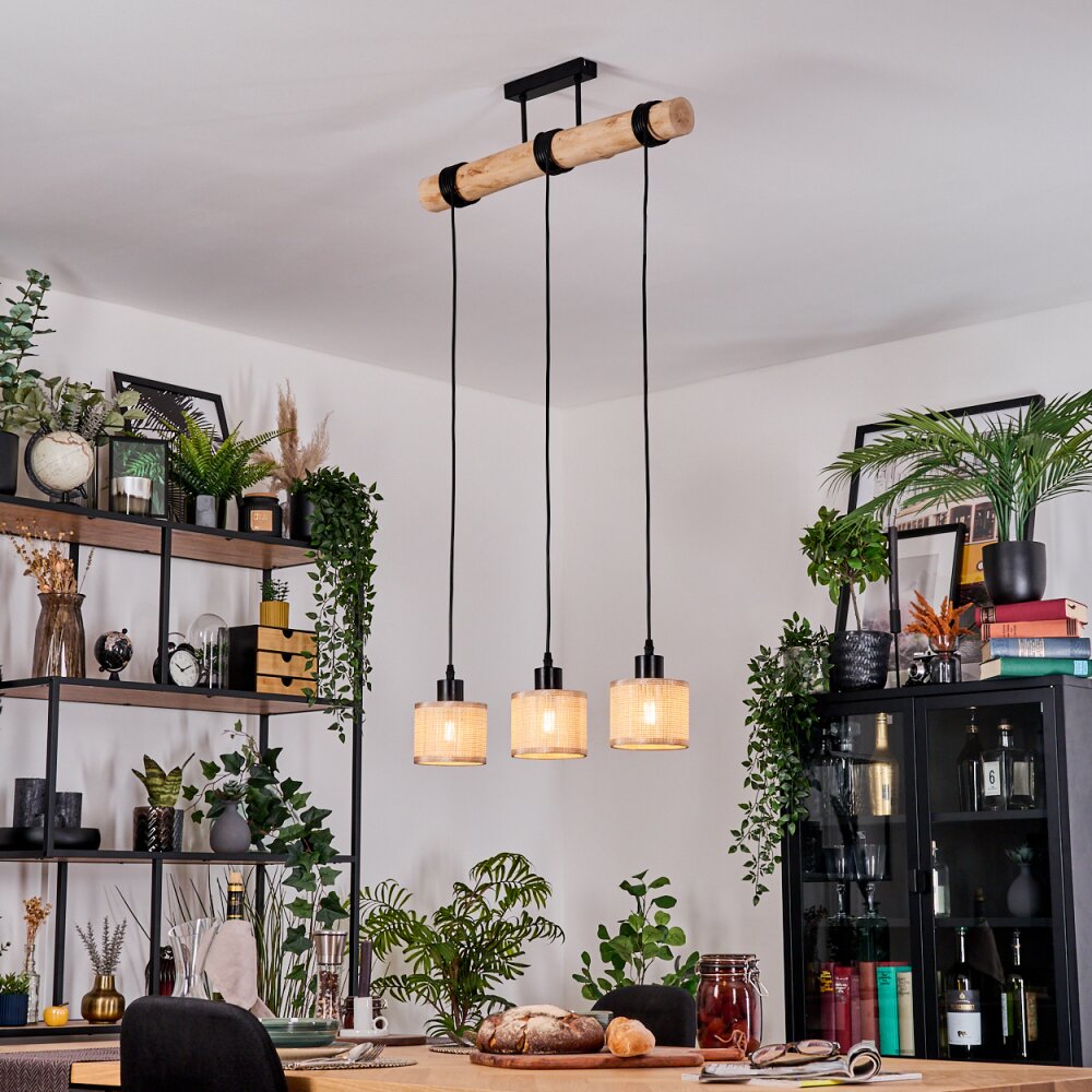 Sabadim Lampadario a sospensione, Lampada a sospensione Écru, Nero, 3-Luci main product photo