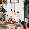 Sabadim Lampadario a sospensione, Lampada a sospensione Écru, Nero, 3-Luci
