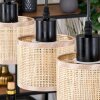Sabadim Lampadario a sospensione, Lampada a sospensione Écru, Nero, 3-Luci