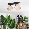 Bongal Plafoniera, Faretto da soffitto Nero, 2-Luci