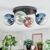 Chehalis Plafoniera, Lampada a sfera Blu, Verde, Chiaro, Ramato, 4-Luci
