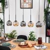 Ripoll Lampadario a sospensione, Lampada a sfera, Lampada a sospensione Écru, Nero, 5-Luci