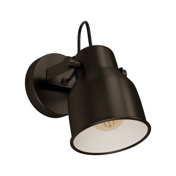 Eglo MITCHLEY Applique Bronzo, Crema, 1-Luce