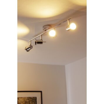 Wofi HOORN Plafoniera LED Cromo, 4-Luci